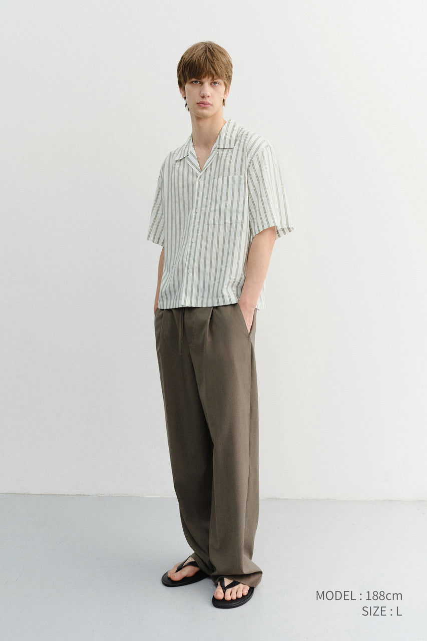 Dunst Lounge Wool Slacks Khaki