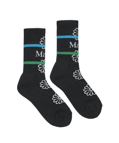 SOCKS FLOS EMOJI_BLACK