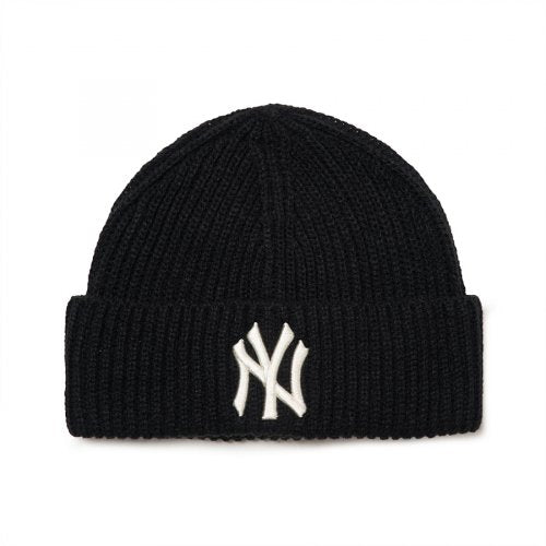 UNI SHORTBEANIE NY (BLACK)