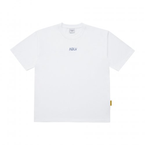 GLOSSY BASIC LOGO SHORT SLEEVE T-SHIRT WHITE