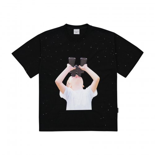 ADLV BABY FACE SHORT SLEEVE T-SHIRT BLACK BINOCULARS