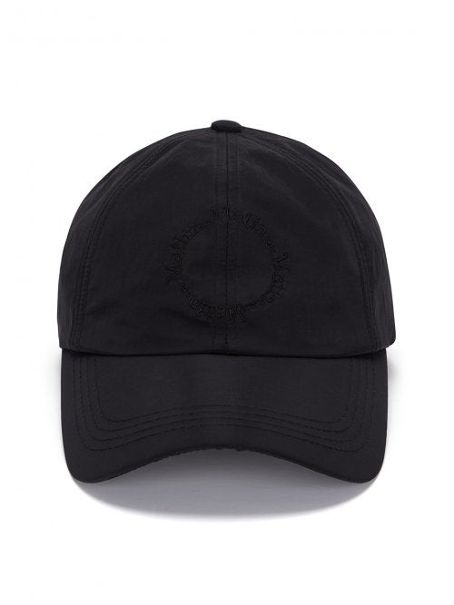 CRISP LOGO BALL CAP IN BLACK