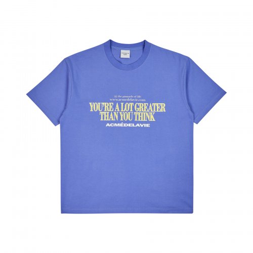 SLOGAN OLD SCHOOL SHORT SLEEVE T-SHIRT LIGHTPURPLE