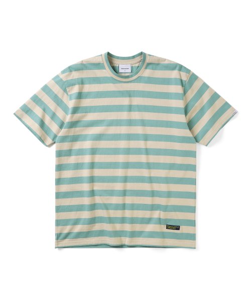 (SS22) STRIPED TEE MINT/IVORY