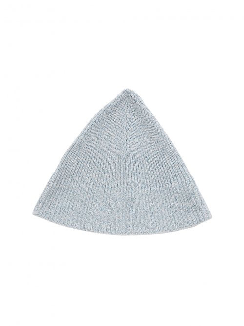 TWO TONE KNIT BUCKET HAT IN SKY