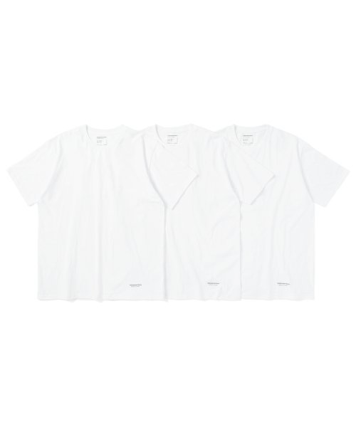 3 TAGLESS T-SHIRTS WHITE