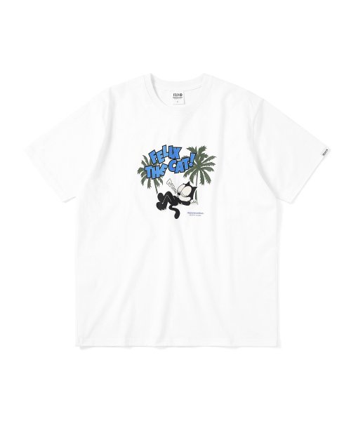 FELIX PALM TREE TEE WHITE