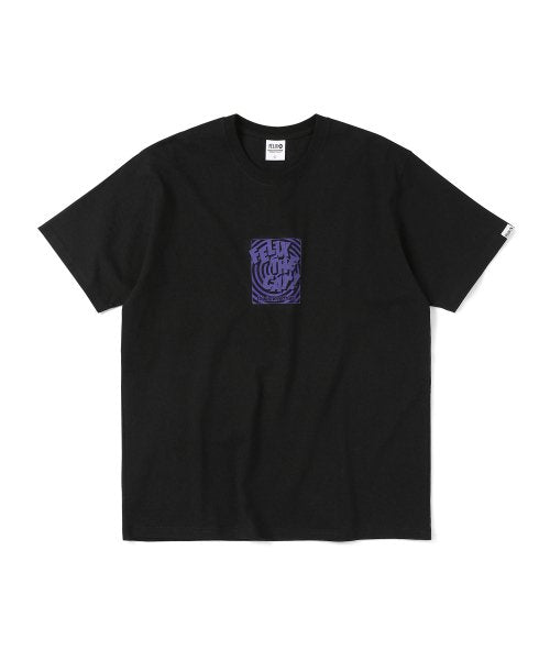 FELIX SPIRAL TEE BLACK