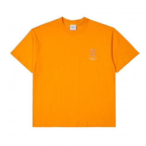 A LOGO BASIC SHORT SLEEVE T-SHIRT ORANGE