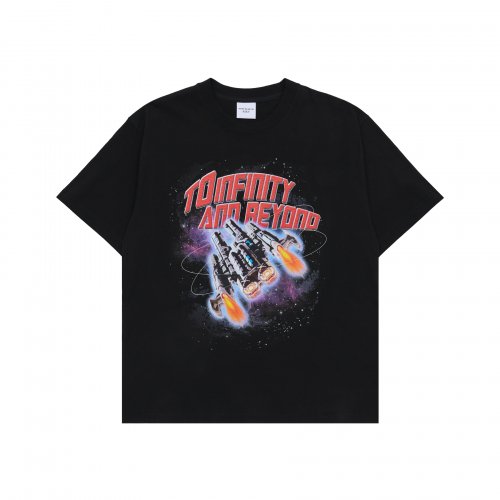 SPACE ARTWORK SHORT SLEEVE T-SHIRT BLACK