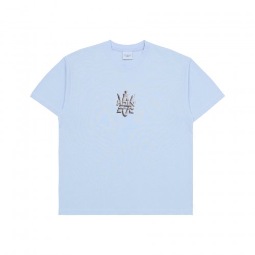 STONE ARTWORK SHORT SLEEVE T-SHIRT LIGHT BLUE