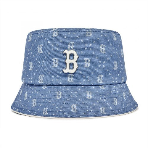 DENIM DIA MONOGRAM BUCKET HAT BOS (L.SKY BLUE)