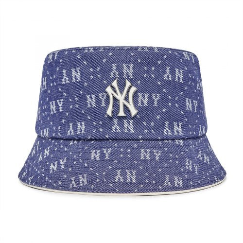 DENIM DIA MONOGRAM BUCKET HAT NY (D.NAVY)