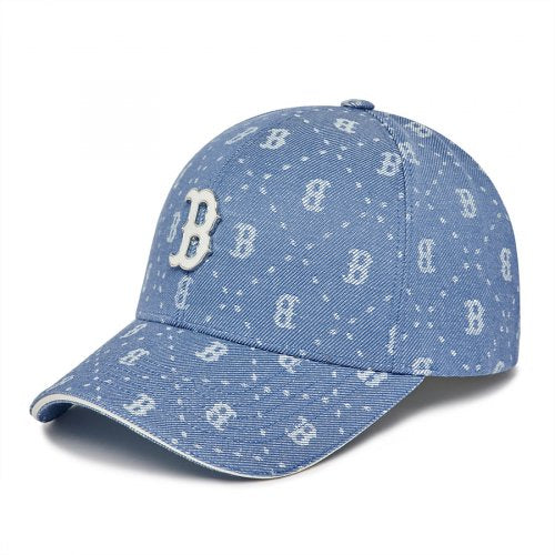 DENIM DIA MONOGRAM STRUCTURE CAP BOS (L.SKY BLUE)