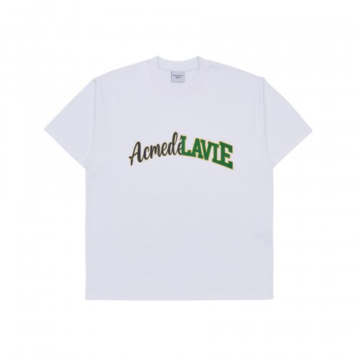 SPLIT LOGO SHORT SLEEVE T-SHIRT WHITE