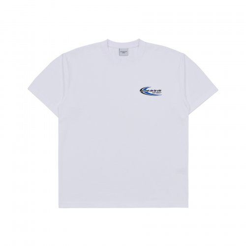 RACING LOGO SHORT SLEEVE T-SHIRT WHITE