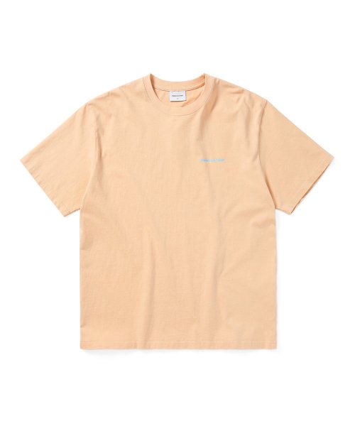 DSN-LOGO TEE APRICOT