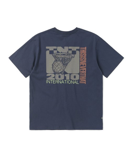 BASKETBALL TEE NAVY