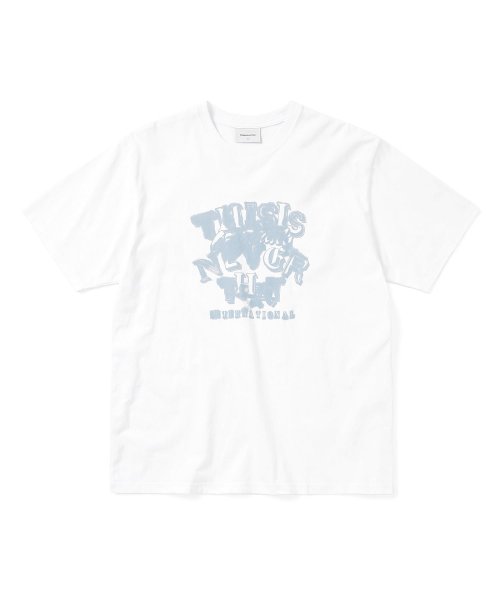 BLURRED TEE WHITE