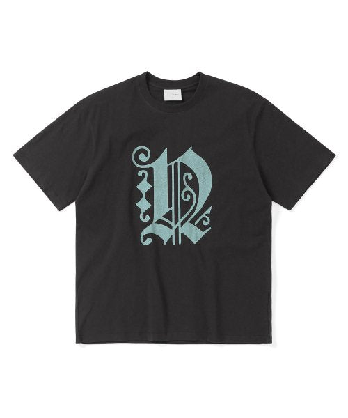 FORTUNA N-LOGO TEE BLACK