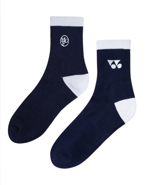 MFG X YONEX COLOR BLOCK SOCKS NAVY