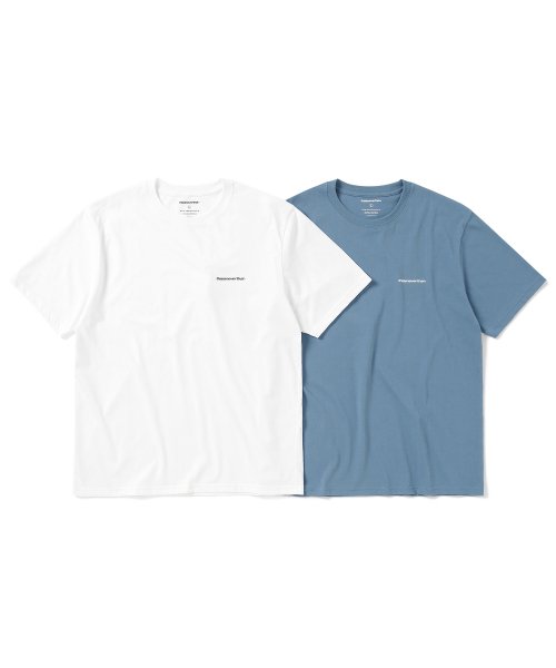 SP-LOGO COOLING PERFORMANCE TEE WHITE/SLATE