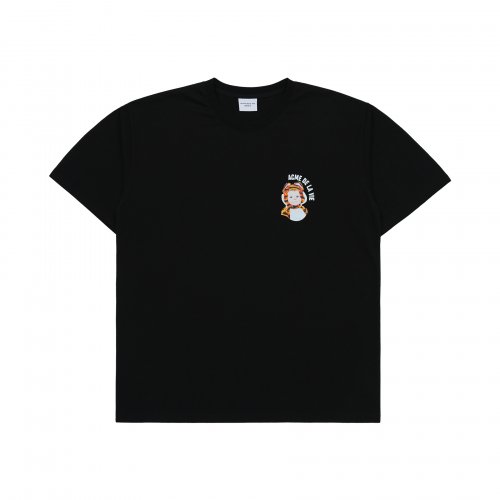 MINI BABY FACE BABY TIGER SHORT SLEEVE T-SHIRT BLACK