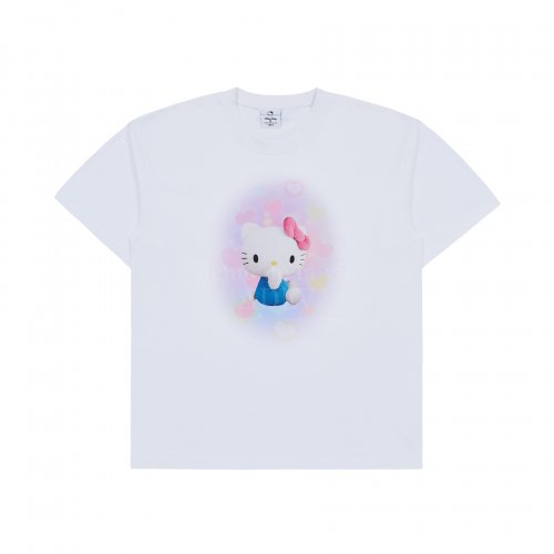 HELLO KITTY 3D ARTWORK SHORT SLEEVE T-SHIRT WHITE