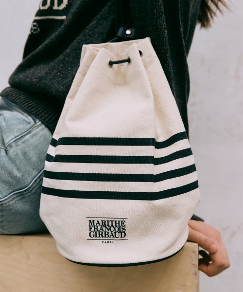 CLASSIC LOGO STRAP SHOULDER BAG STRIPE