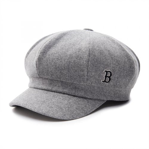 BASIC WOOL NEWSBOY CAP BOS (MELANGE GREY)