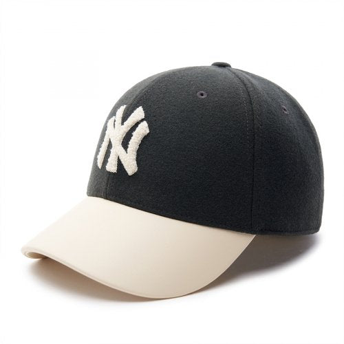 VARSITY WOOL STRUCTURE CAP NY (CHARCOAL GREY)