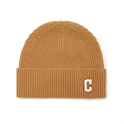 WOOL MID BEANIE CLE (CAMEL)