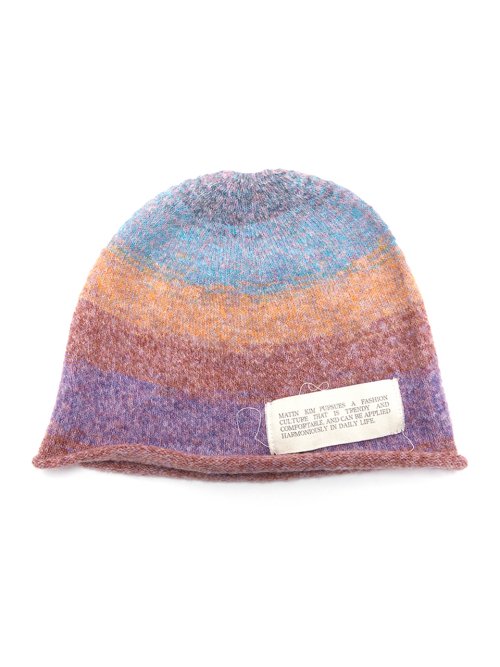 GRADATION SNUG KNIT BEANIE IN PURPLE