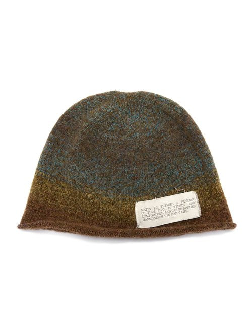 GRADATION SNUG KNIT BEANIE IN BROWN