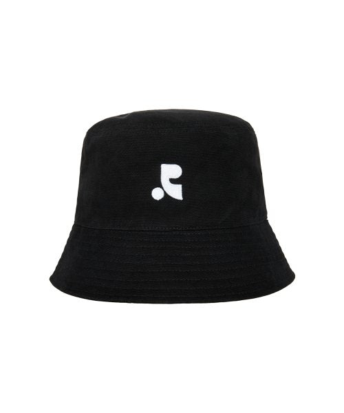 RR LOGO WASHED BUCKET HAT_BLACK