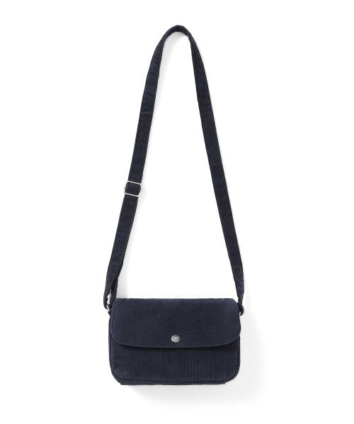 WIDE WALE CORD SHOULDER BAG VIOLET