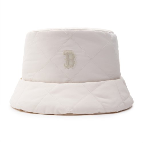 NYLON QUILTED BUCKET HAT BOS (MG.CREAM)