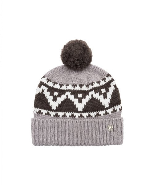 CIRCLE LOGO COWICHAN BELL BEANIE BROWN