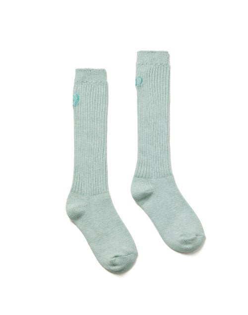 LONG SOCKS MRD LOGO_MINT GREEN