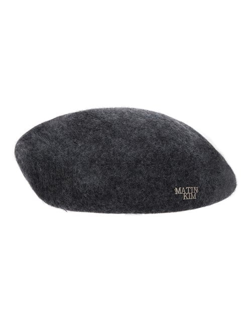 STUD LOGO POINT BERET IN GREY