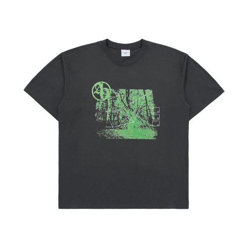 ADLV DIGITAL NOISE ARTWORK SHORT SLEEVE T-SHIRT CHARCOAL